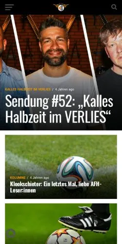 Podgląd witryny Amateur Fußball Hamburg, medium z kraju Niemcy do artykułów sponsorowanych