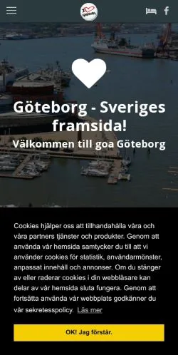 Anteprima del sito I Love Göteborg, media di Svezia per articoli sponsorizzati