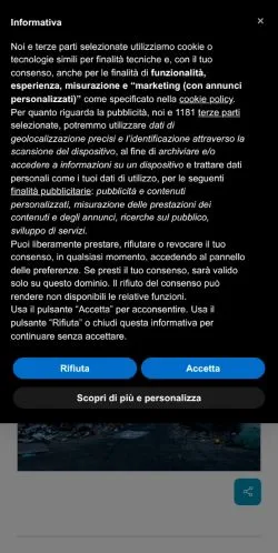 Anteprima del sito QuiLivorno.it, media di Italia per articoli sponsorizzati