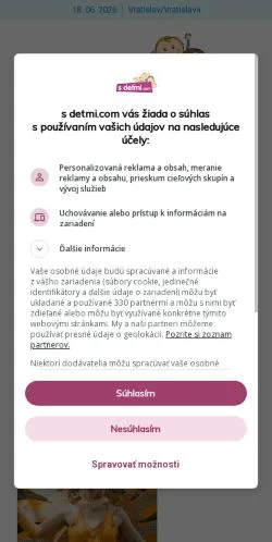 Aperçu du site SDEŤMI, média de Slovaquie pour articles sponsorisés
