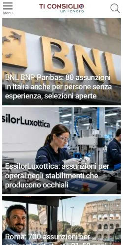 Preview of the Ti Consiglio website, a media outlet in Italy for sponsored articles