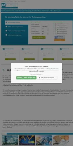 Podgląd witryny 1a Finanzmarkt, medium z kraju Niemcy do artykułów sponsorowanych