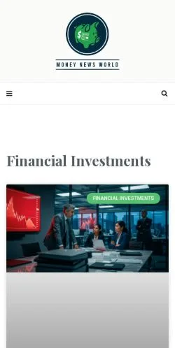 Vista previa del sitio MoneyNewsWorld, medio de Estados Unidos para artículos patrocinados