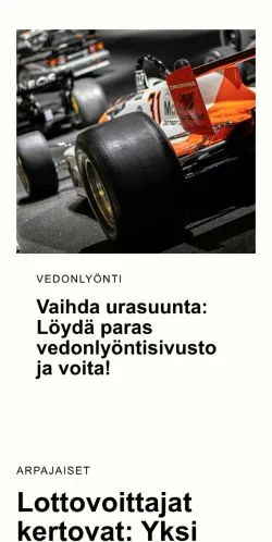 スポンサード記事向けのフィンランドメディア、vainpelit.fiのサイトプレビュー