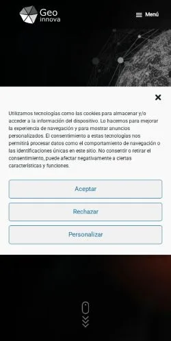 Anteprima del sito Geoinnova, media di Spagna per articoli sponsorizzati