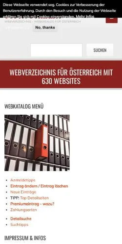 Podgląd witryny Top Austria, medium z kraju Austria do artykułów sponsorowanych