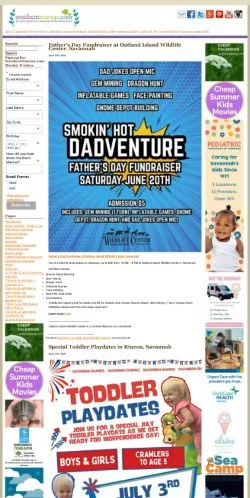 Anteprima del sito Southern Mamas, media di Stati Uniti per articoli sponsorizzati