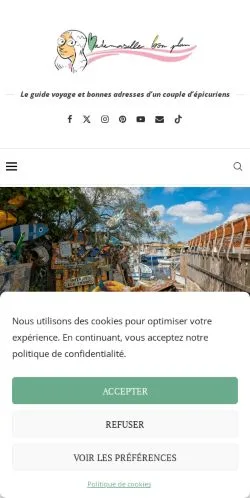 Vorschau der Website Mademoiselle Bon Plan, Medium aus Frankreich für gesponserte Artikel