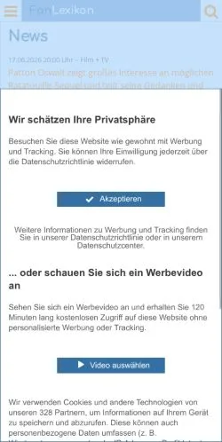 Anteprima del sito Fan Lexikon, media di Germania per articoli sponsorizzati