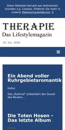 Anteprima del sito Das Lifestyle Magazin, media di Germania per articoli sponsorizzati