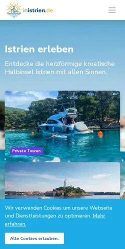 Aperçu du site Inistrien, média de Allemagne pour articles sponsorisés