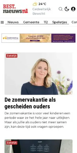 Anteprima del sito Best. Jouw wereld. Jouw nieuws., media di Paesi Bassi per articoli sponsorizzati
