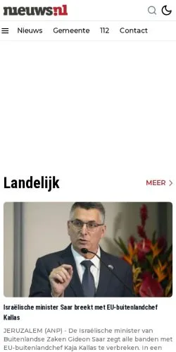 Anteprima del sito Bladel Nieuws, media di Paesi Bassi per articoli sponsorizzati