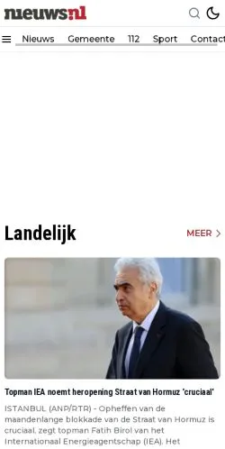 Podgląd witryny Doetinchem Nieuws, medium z kraju Holandia do artykułów sponsorowanych