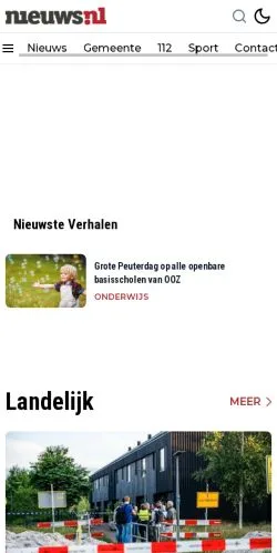 Podgląd witryny Ommen Nieuws, medium z kraju Holandia do artykułów sponsorowanych
