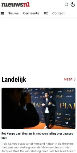 Podgląd witryny Renswoude Nieuws, medium z kraju Holandia do artykułów sponsorowanych