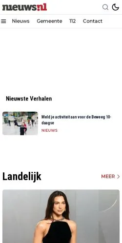 Anteprima del sito Rhenen Nieuws, media di Paesi Bassi per articoli sponsorizzati