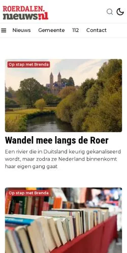 Anteprima del sito Roerdalen Nieuws, media di Paesi Bassi per articoli sponsorizzati