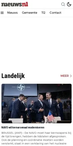 Anteprima del sito Sliedrecht Nieuws, media di Paesi Bassi per articoli sponsorizzati