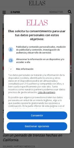 Anteprima del sito ELLAS, media di Laos per articoli sponsorizzati