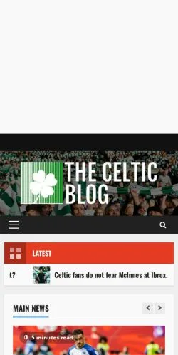 Anteprima del sito The Celtic Blog, media di Stati Uniti per articoli sponsorizzati
