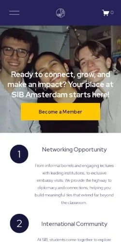 스폰서 기사용 네덜란드 매체 SIB Amsterdam 사이트 미리보기