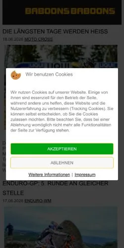 Anteprima del sito Startseite, media di Germania per articoli sponsorizzati