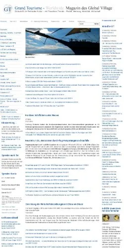 Podgląd witryny Grand Tourisme Worldwide, medium z kraju Niemcy do artykułów sponsorowanych