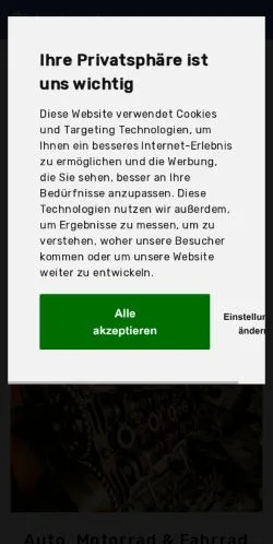 Sponsorlu makaleler için Almanya medyası Günstige Produkte im Vergleich sitesinin önizlemesi