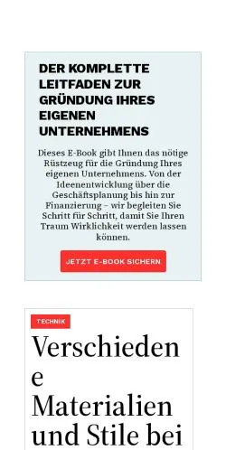 Anteprima del sito branchemagazin.de, media di Germania per articoli sponsorizzati