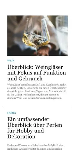 Anteprima del sito hobbymenschen.de, media di Germania per articoli sponsorizzati