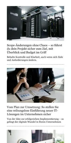 스폰서 기사용 독일 매체 offenesnetzwerk.de 사이트 미리보기