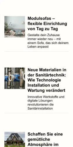 Anteprima del sito ruhigeszuhause.de, media di Germania per articoli sponsorizzati
