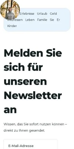 Podgląd witryny urlaubideen.de, medium z kraju Niemcy do artykułów sponsorowanych
