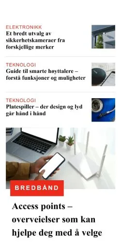 Aperçu du site datadybder.com, média de Norvège pour articles sponsorisés