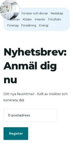 Anteprima del sito byggnyttnu.se, media di Svezia per articoli sponsorizzati