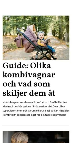 Anteprima del sito familjedebatt.se, media di Svezia per articoli sponsorizzati