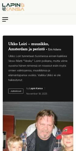 Vorschau der Website Lapin Kansa, Medium aus Vereinigte Staaten für gesponserte Artikel
