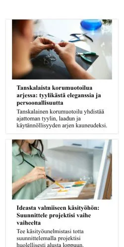 Podgląd witryny naistenlista.fi, medium z kraju Finlandia do artykułów sponsorowanych