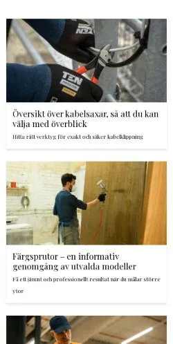 Anteprima del sito officeblogg.se, media di Svezia per articoli sponsorizzati