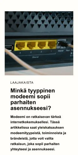 스폰서 기사용 핀란드 매체 tietojadatasta.fi 사이트 미리보기