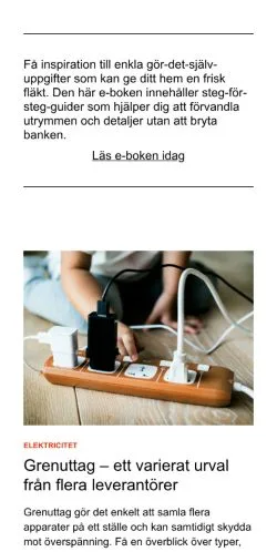 Anteprima del sito tysthus.se, media di Svezia per articoli sponsorizzati