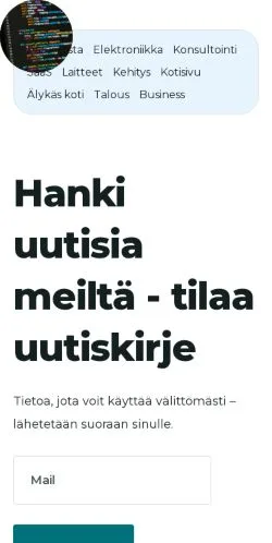 Anteprima del sito verkkokerros.fi, media di Finlandia per articoli sponsorizzati