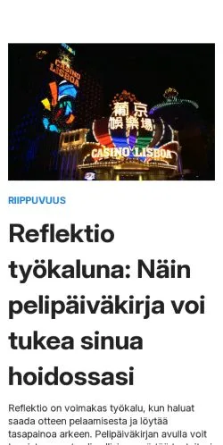 Anteprima del sito vihjemaailma.fi, media di Finlandia per articoli sponsorizzati