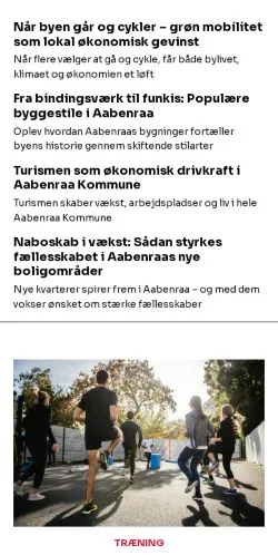 Anteprima del sito aabenraaliv.dk, media di Danimarca per articoli sponsorizzati
