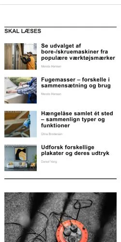 Anteprima del sito boku.dk, media di Danimarca per articoli sponsorizzati