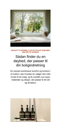 Preview of the bolignem.dk website, a media outlet in Denmark for sponsored articles