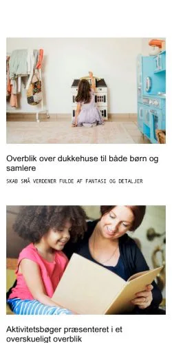Podgląd witryny bornesangene.dk, medium z kraju Dania do artykułów sponsorowanych