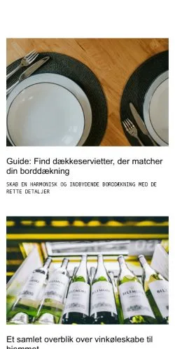 Anteprima del sito bymad.dk, media di Danimarca per articoli sponsorizzati