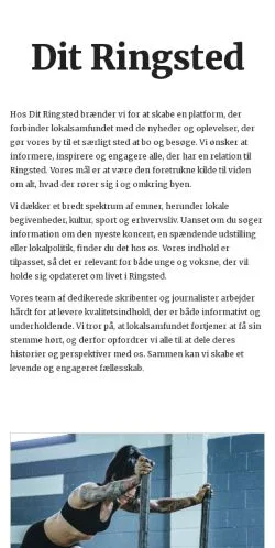 Sponsorlu makaleler için Danimarka medyası ditringsted.dk sitesinin önizlemesi